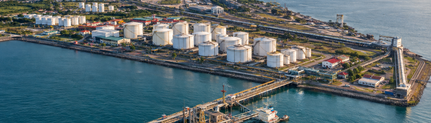 Kipevu Oil Terminal Kipevu Oil Terminal Ariel View