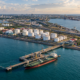 Kipevu Oil Terminal Ariel View