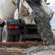 Ready Mix Concrete Pour from a Ready Mix Truck